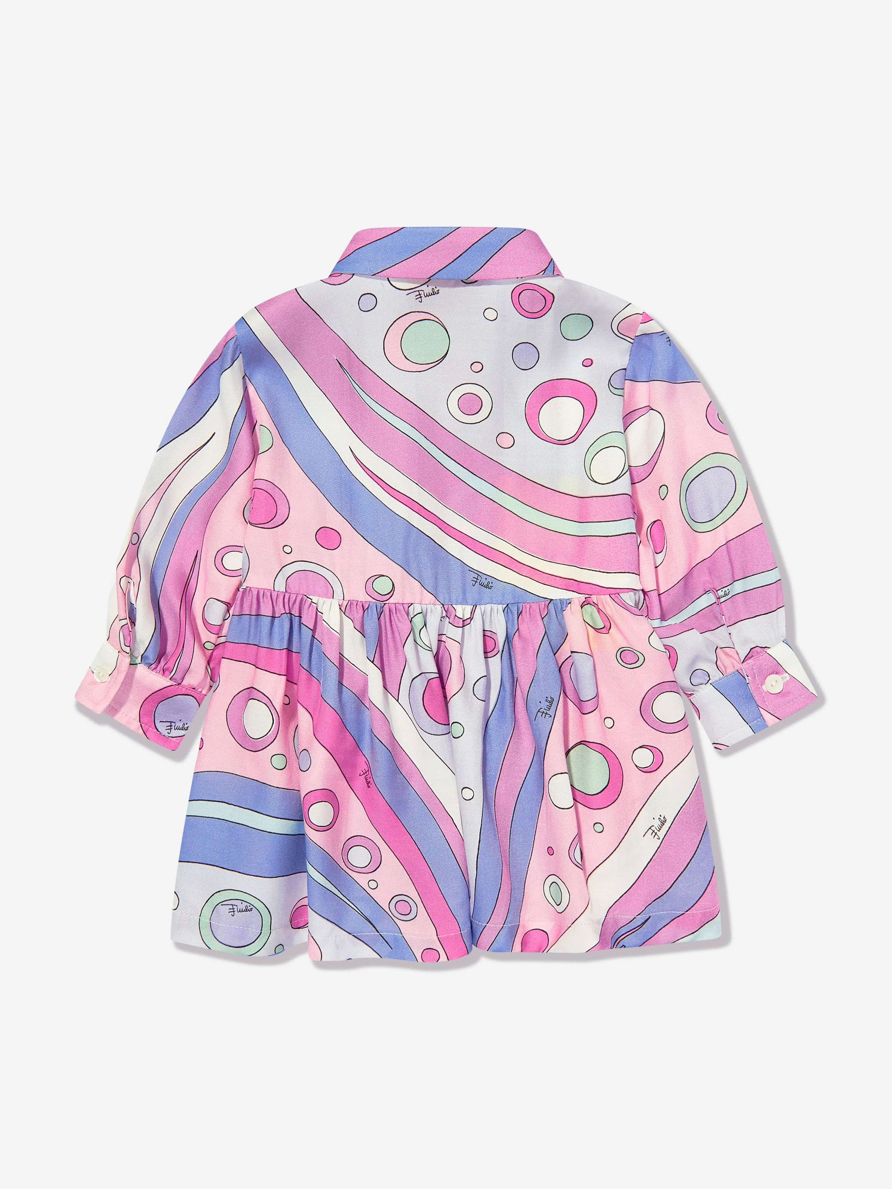 Baby Girls Fontane Print Kleid in Rosa