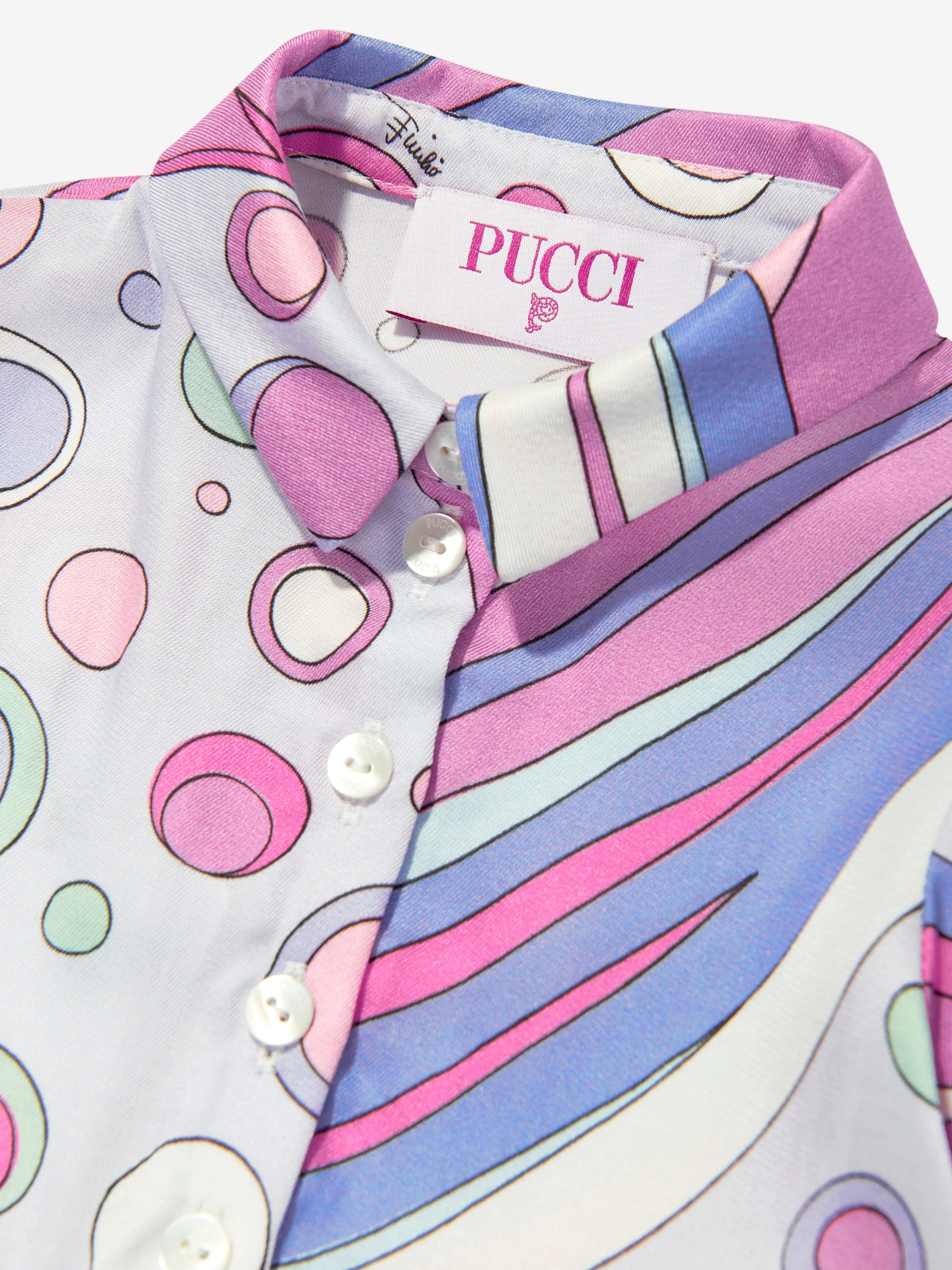 Baby Girls Fontane Print Kleid in Rosa