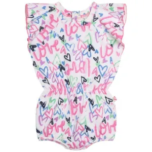 Graffiti-Print-Overalls für Baby-Mädchen