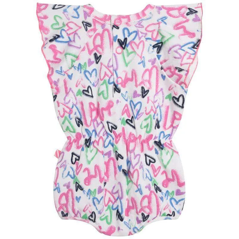Graffiti-Print-Overalls für Baby-Mädchen