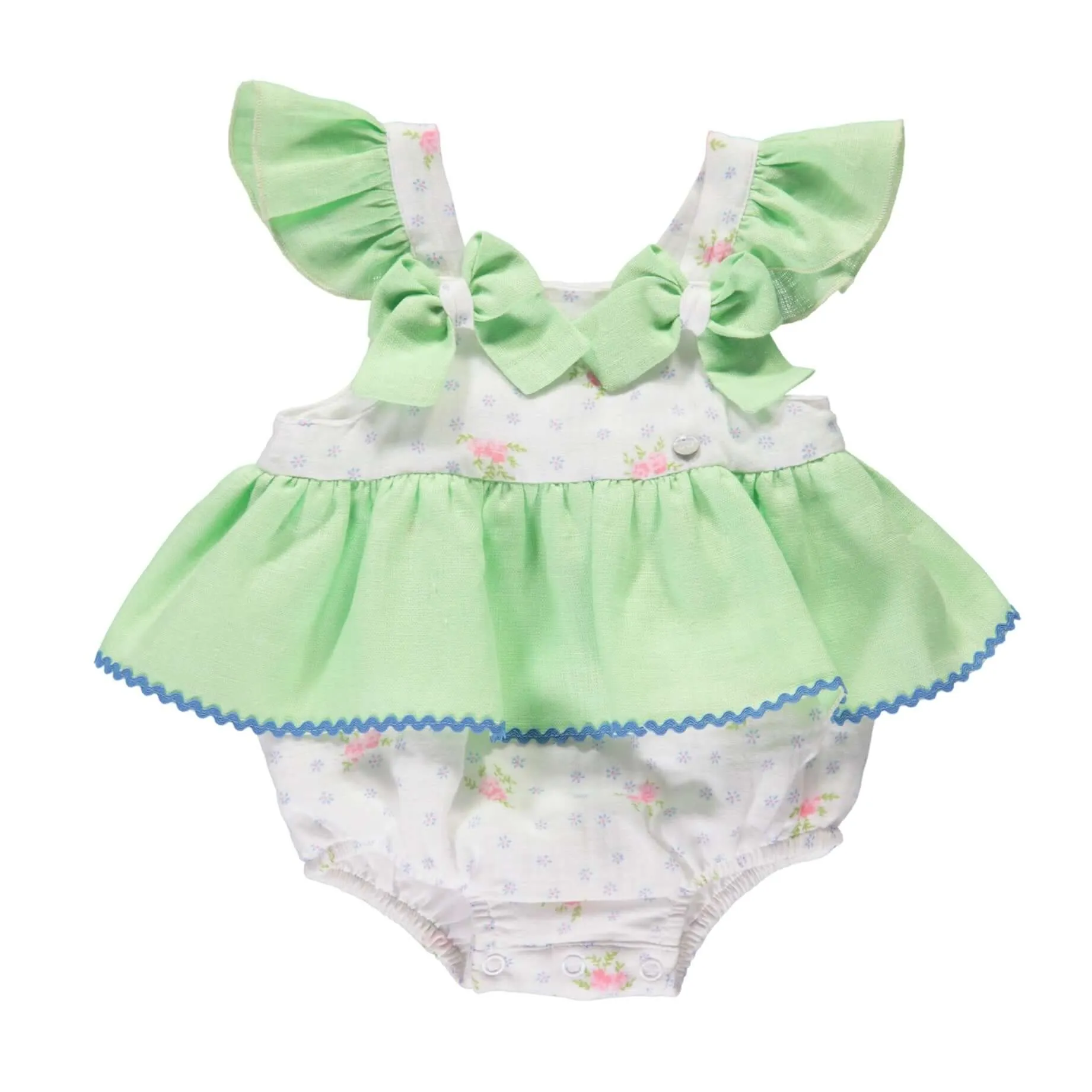 Grüner Baby-Body für Mädchen