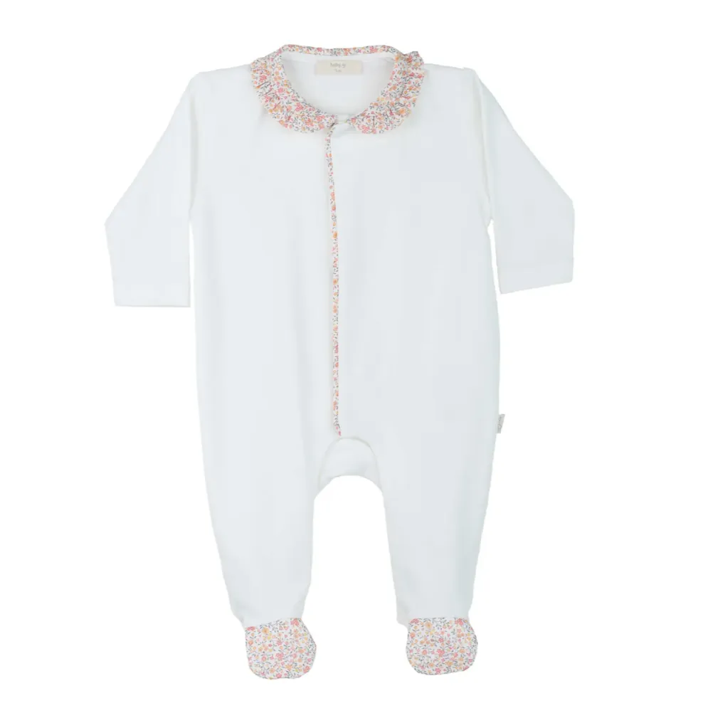 Baby Girls Elfenbein Wiesen Babybody