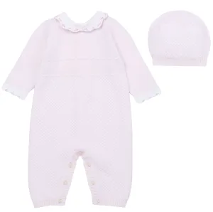 Strickoutfit & Mütze für Babygirls