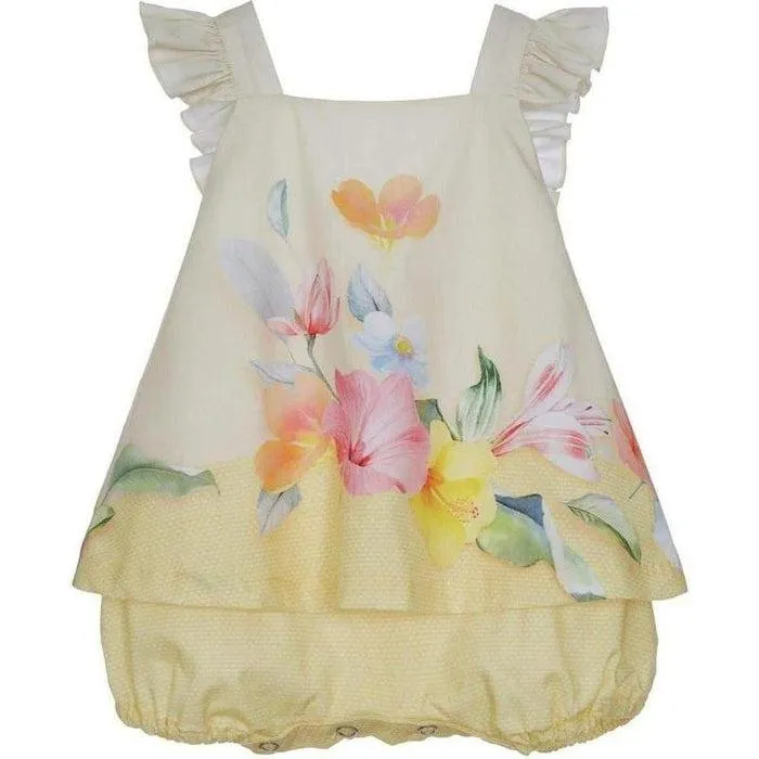 Baby Girls Zitronen-Kurzarmbody