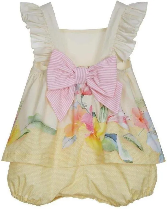 Baby Girls Zitronen-Kurzarmbody