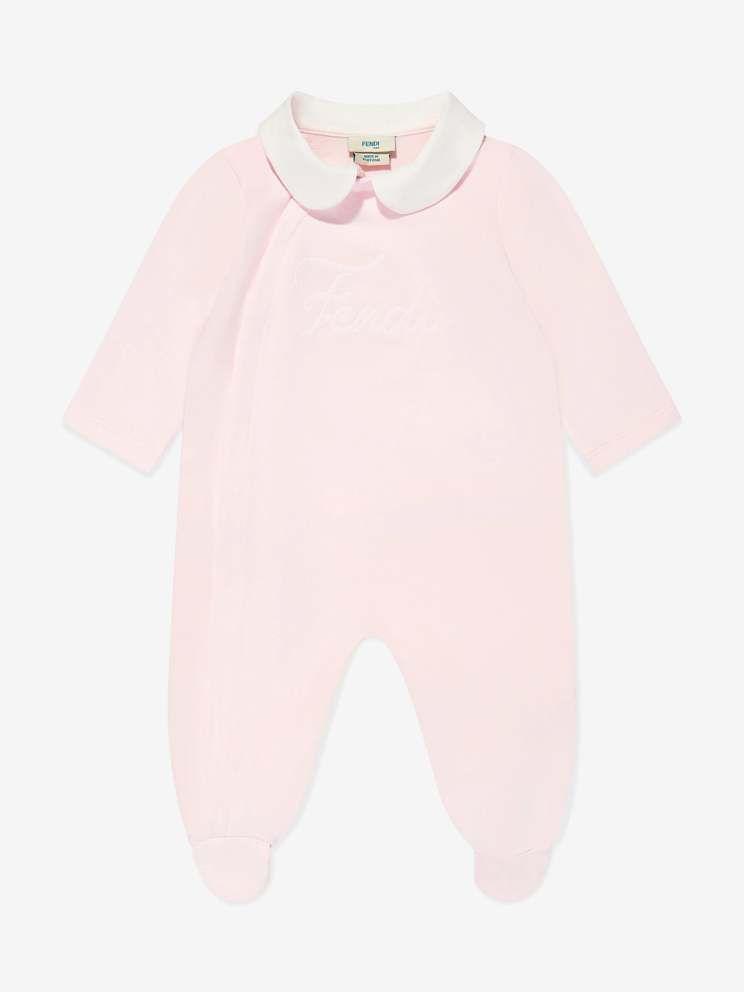 Baby Girls Logo Strampler-Set in Rosa