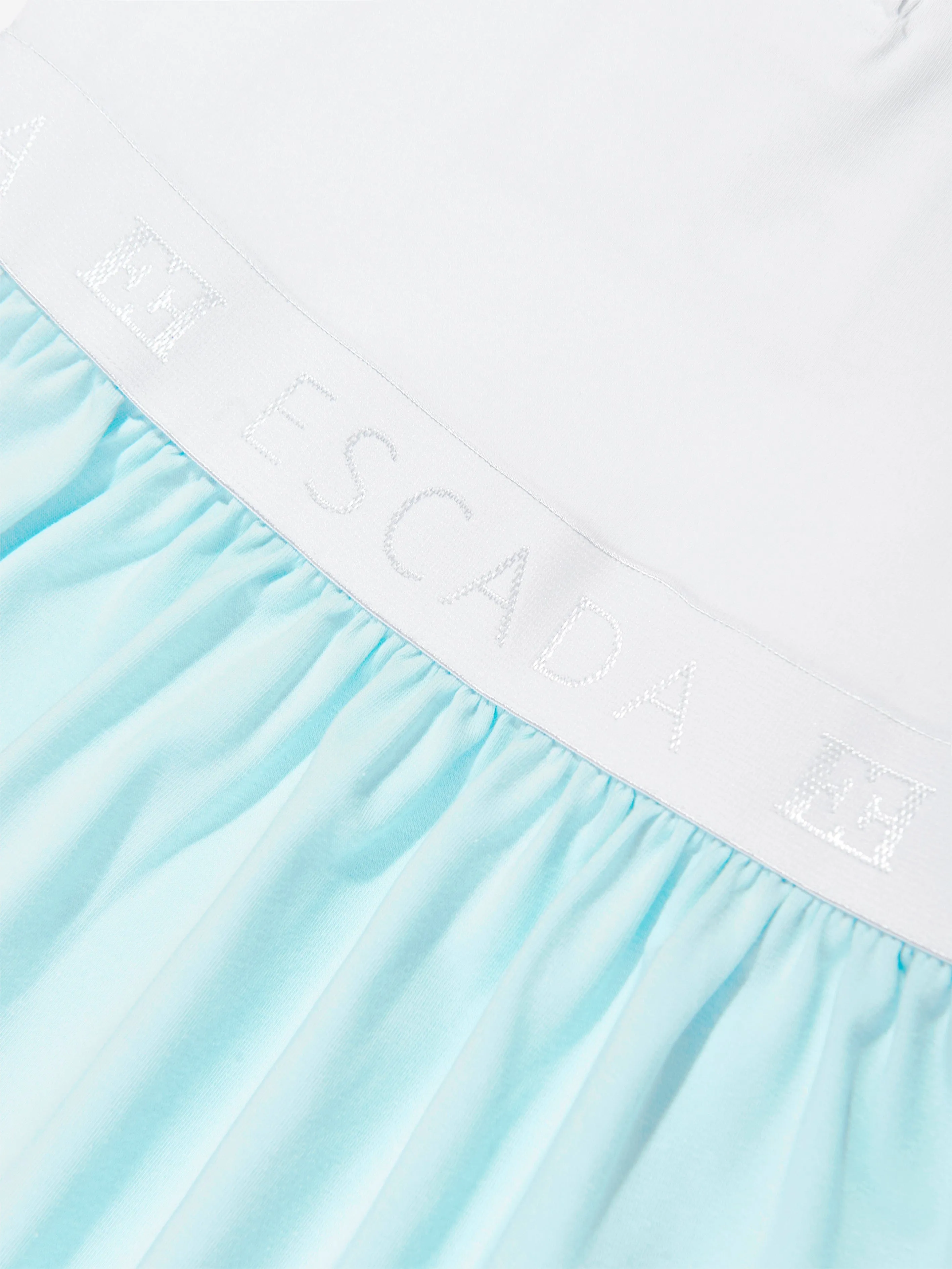 Baby Girls Logo-Kleid in Weiß