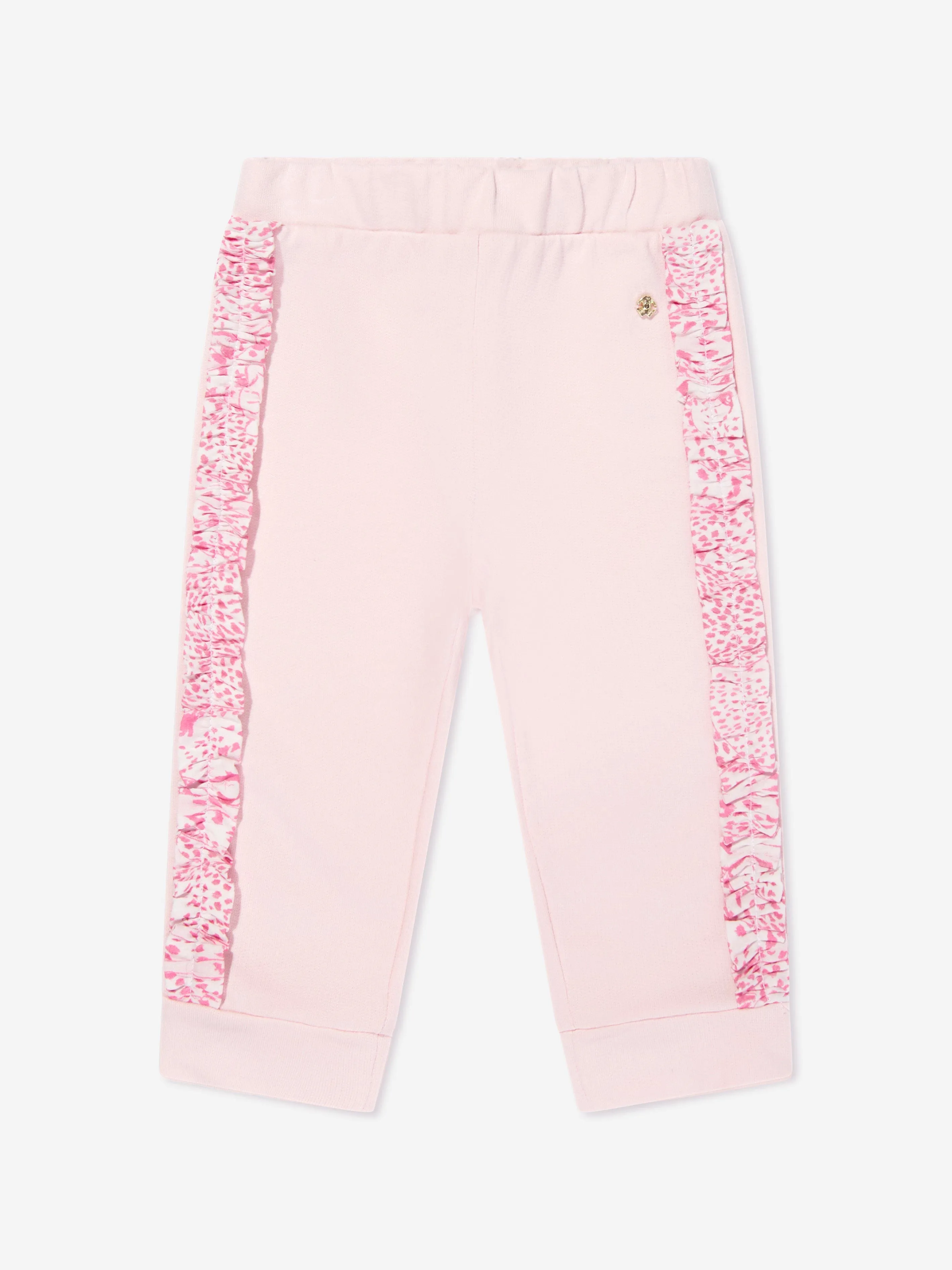Baby Girls Logo Joggerhose in Rosa
