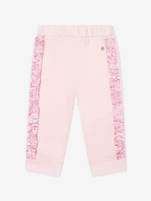 Baby Girls Logo Joggerhose in Rosa