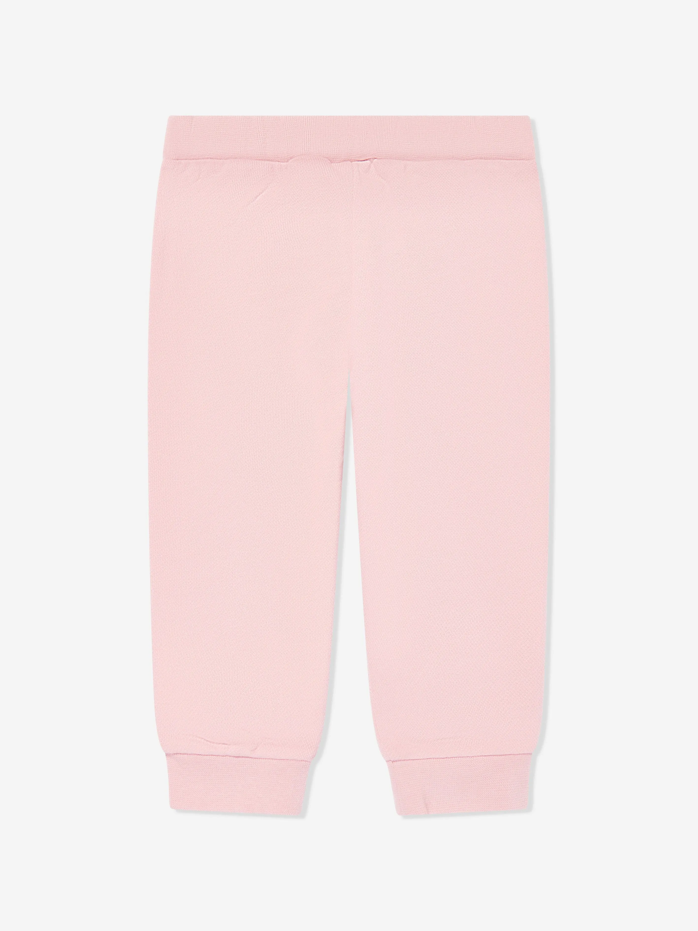 Baby Girls Logo Joggerhose in Rosa