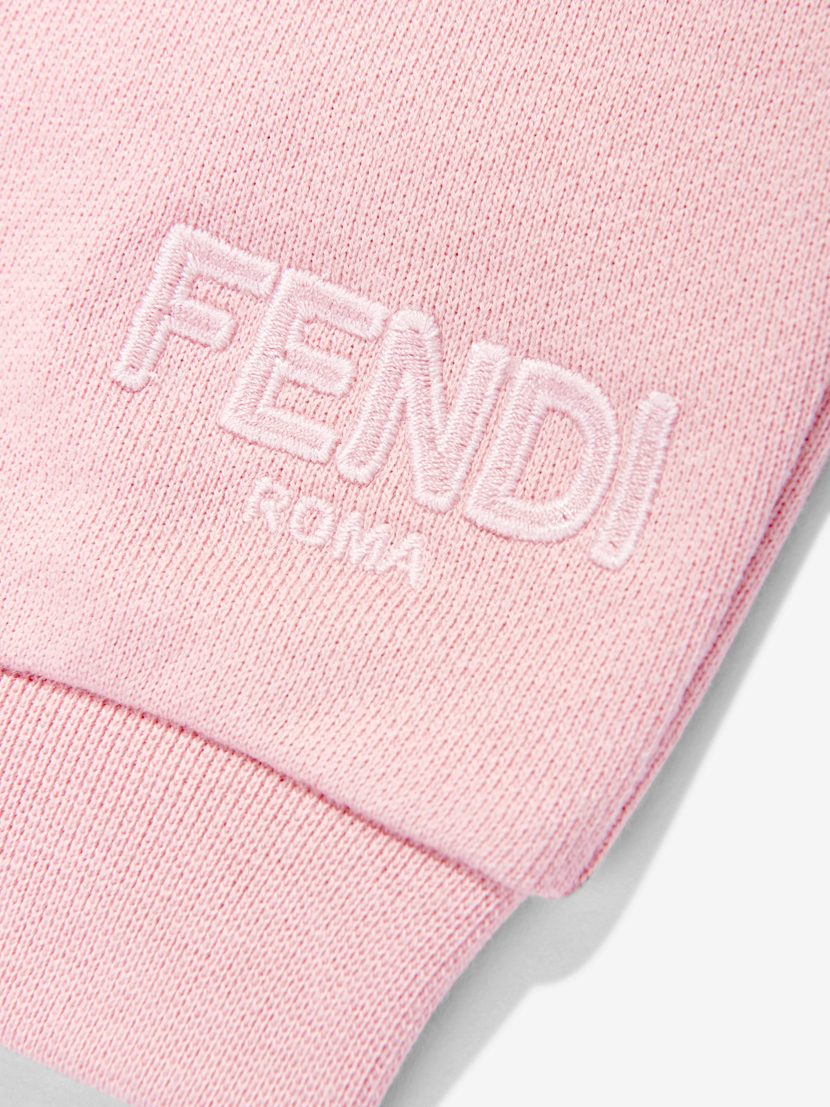 Baby Girls Logo Joggerhose in Rosa