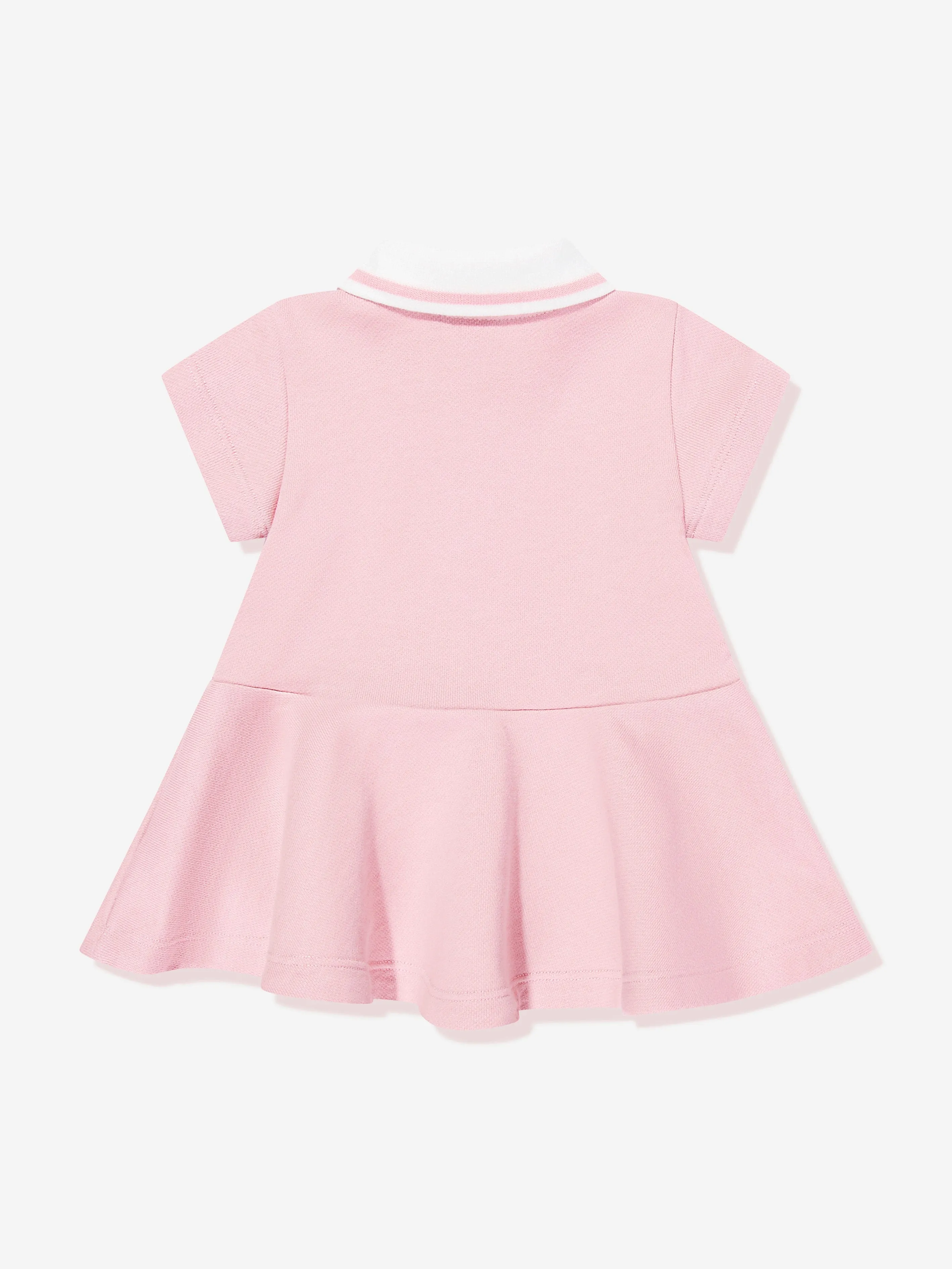 Rosa Polo-Kleid für Baby-Mädchen