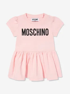 Rosa Logo-Skaterkleid für Babygirls