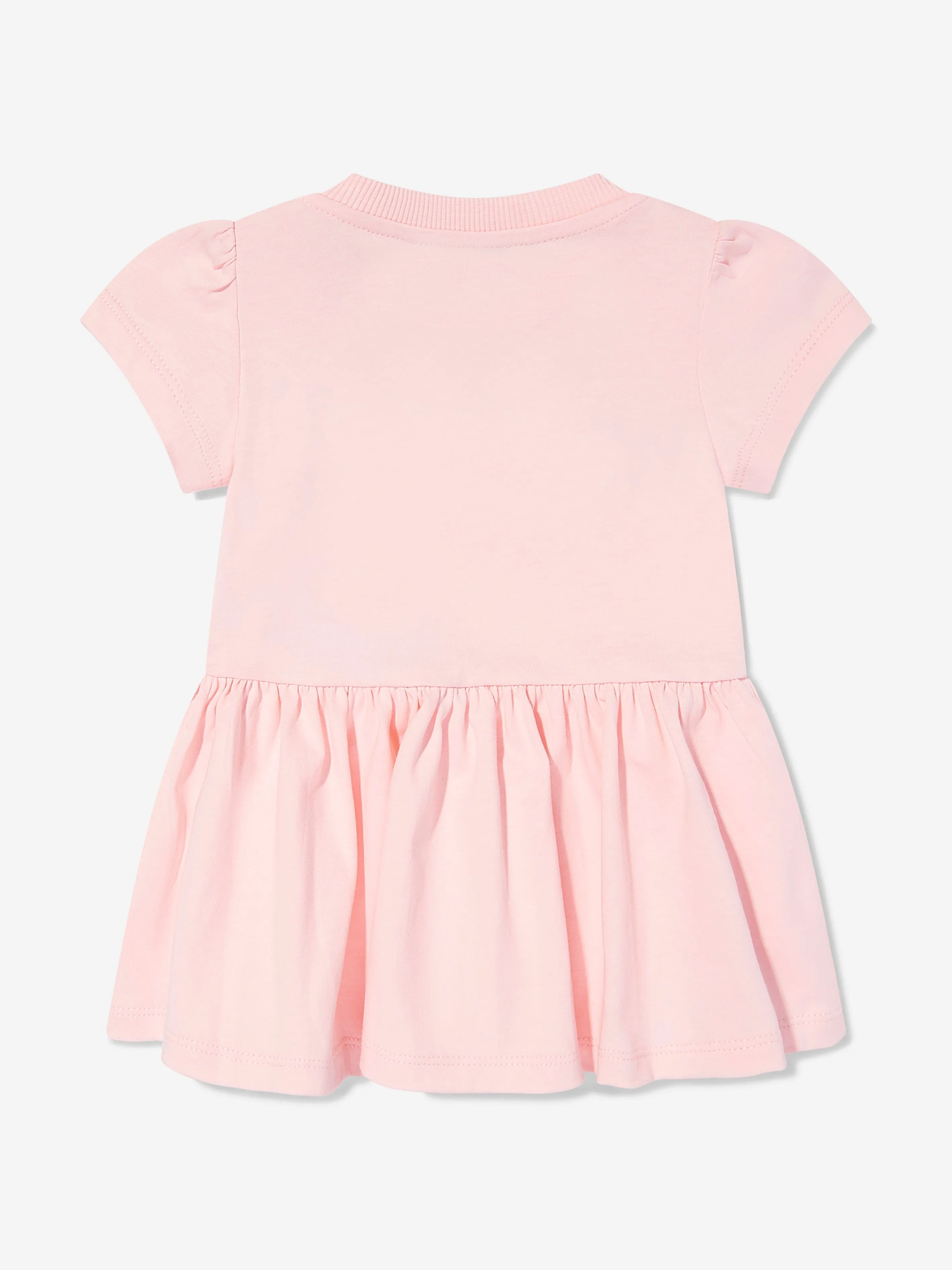 Rosa Logo-Skaterkleid für Babygirls