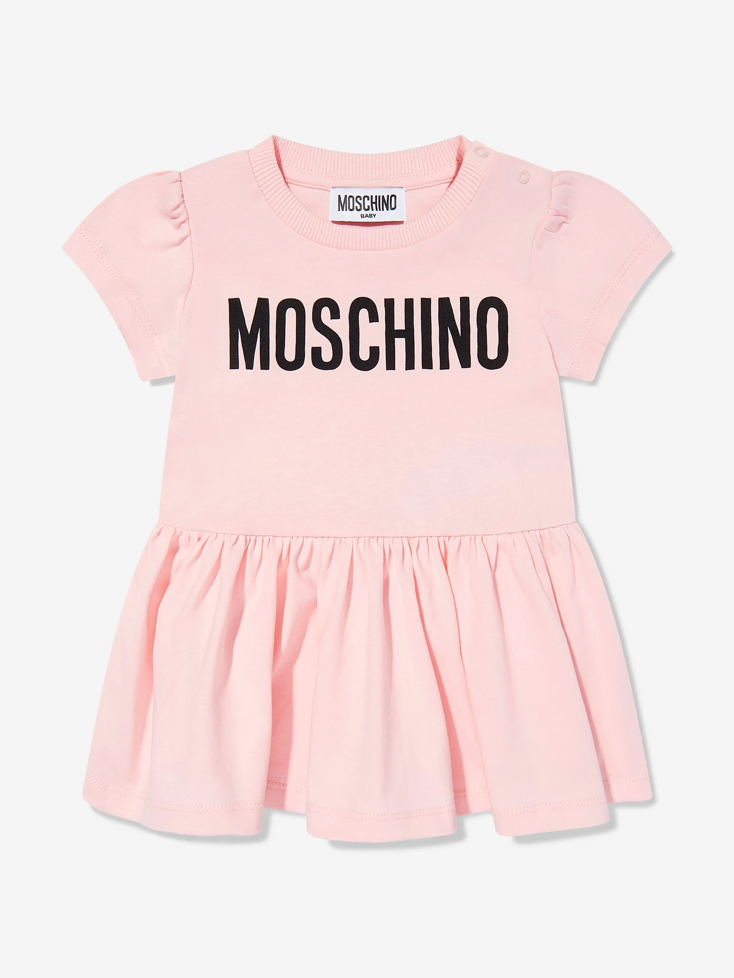 Rosa Logo-Skaterkleid für Babygirls