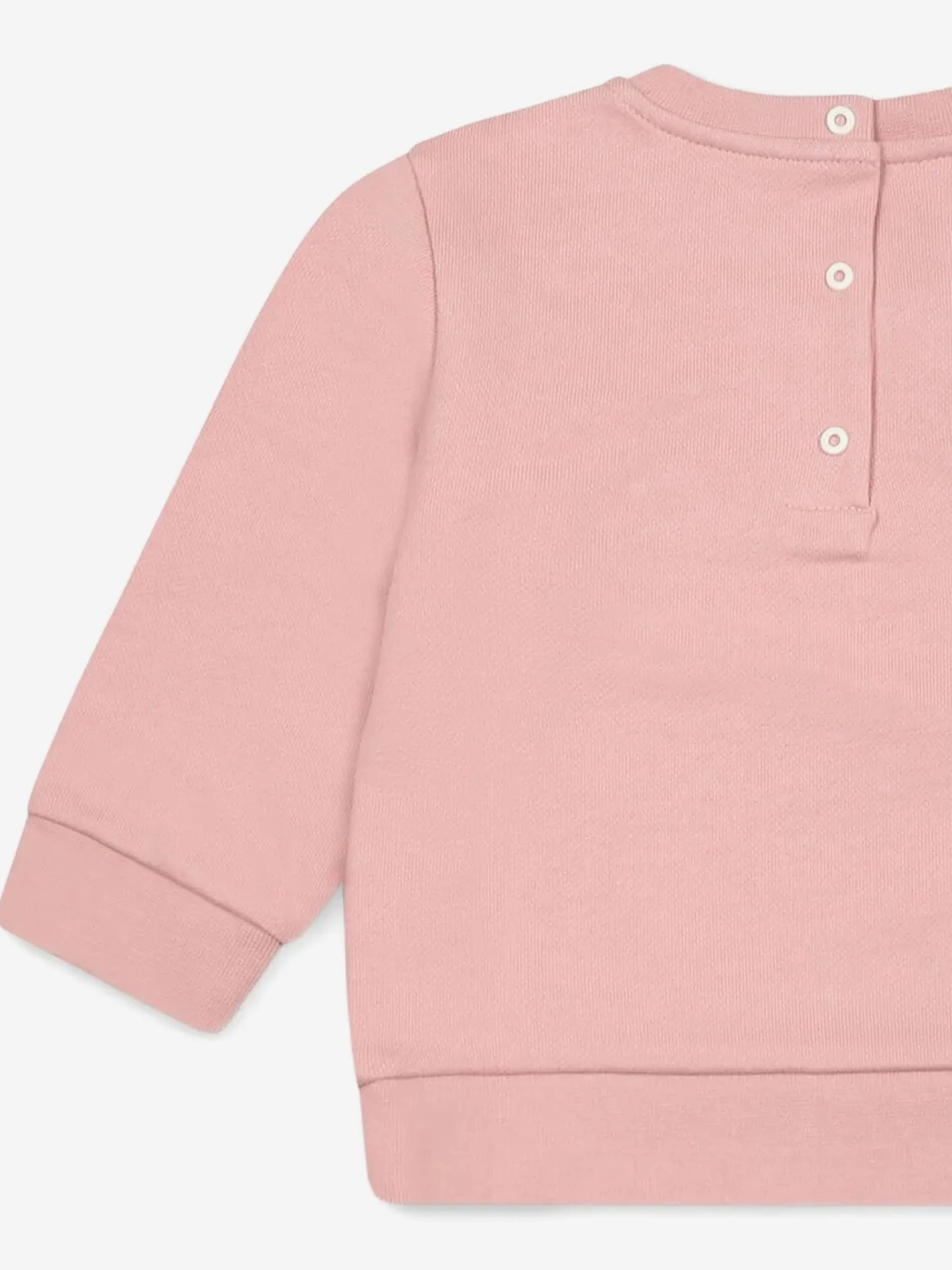 Rosa Sweatshirt mit Logo für Baby-Mädchen