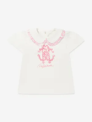 Baby Girls Logo T-Shirt in Weiß