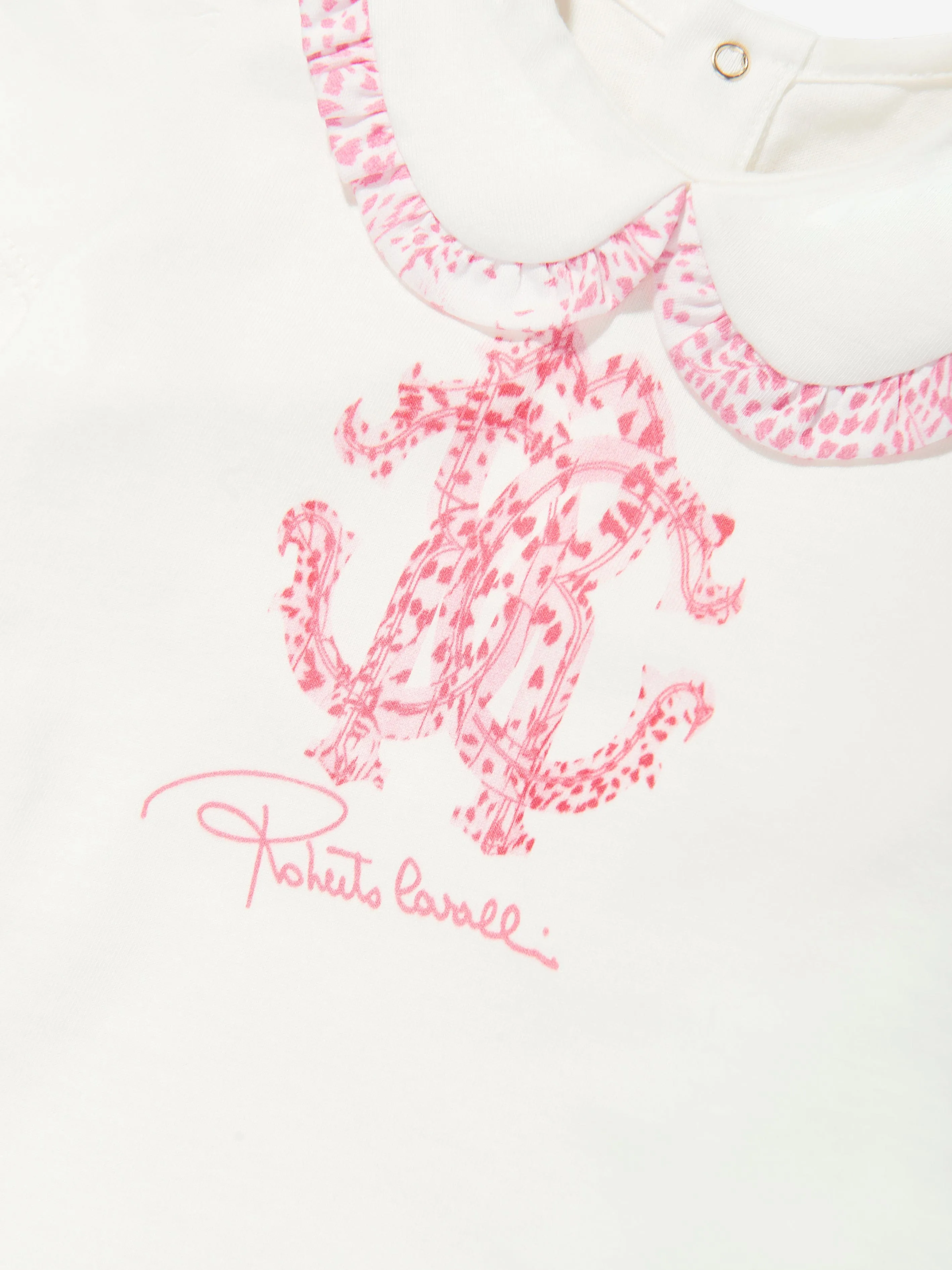Baby Girls Logo T-Shirt in Weiß