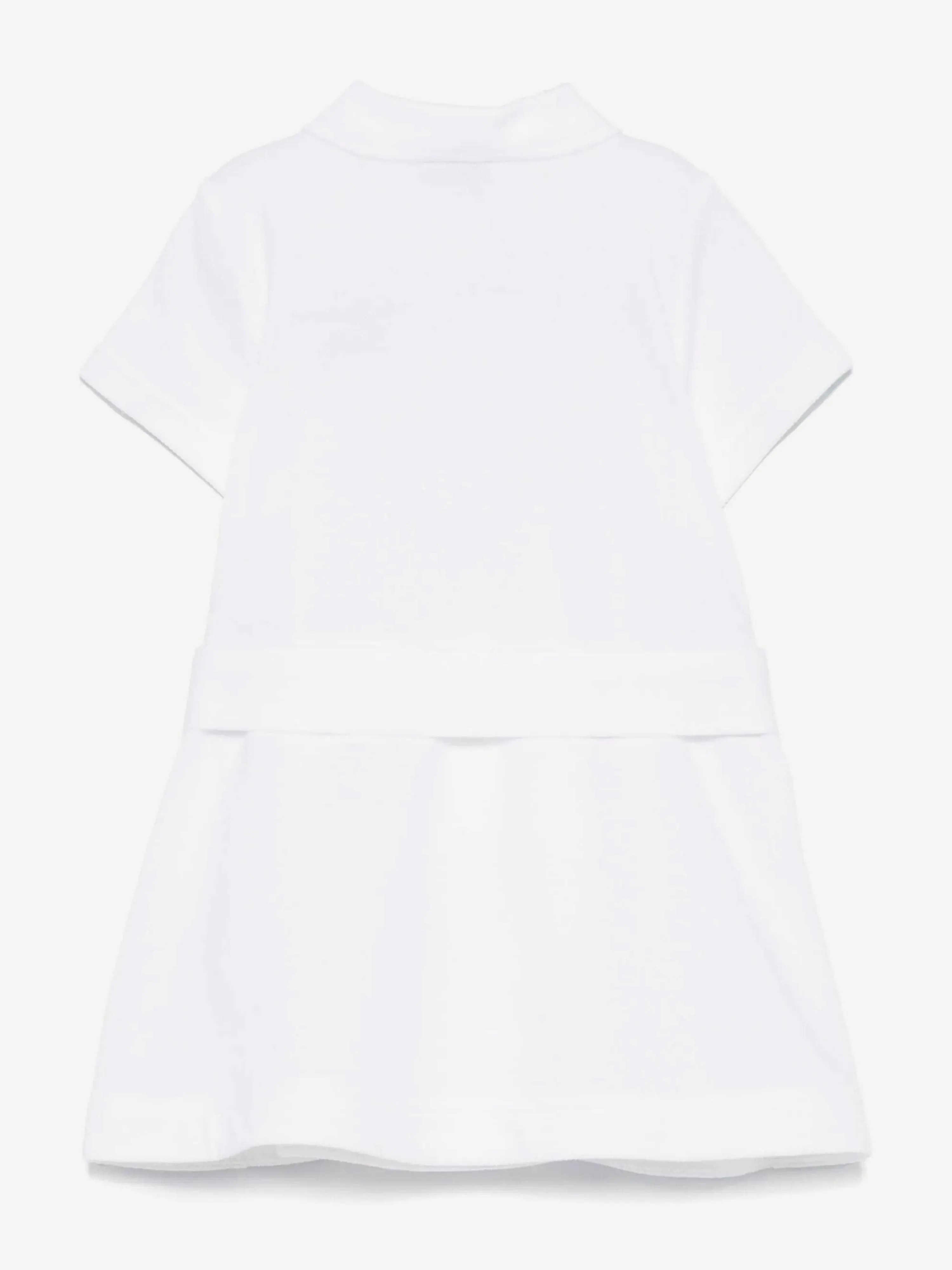 Mini Astrid Polo-Kleid für Mädchen in Weiß