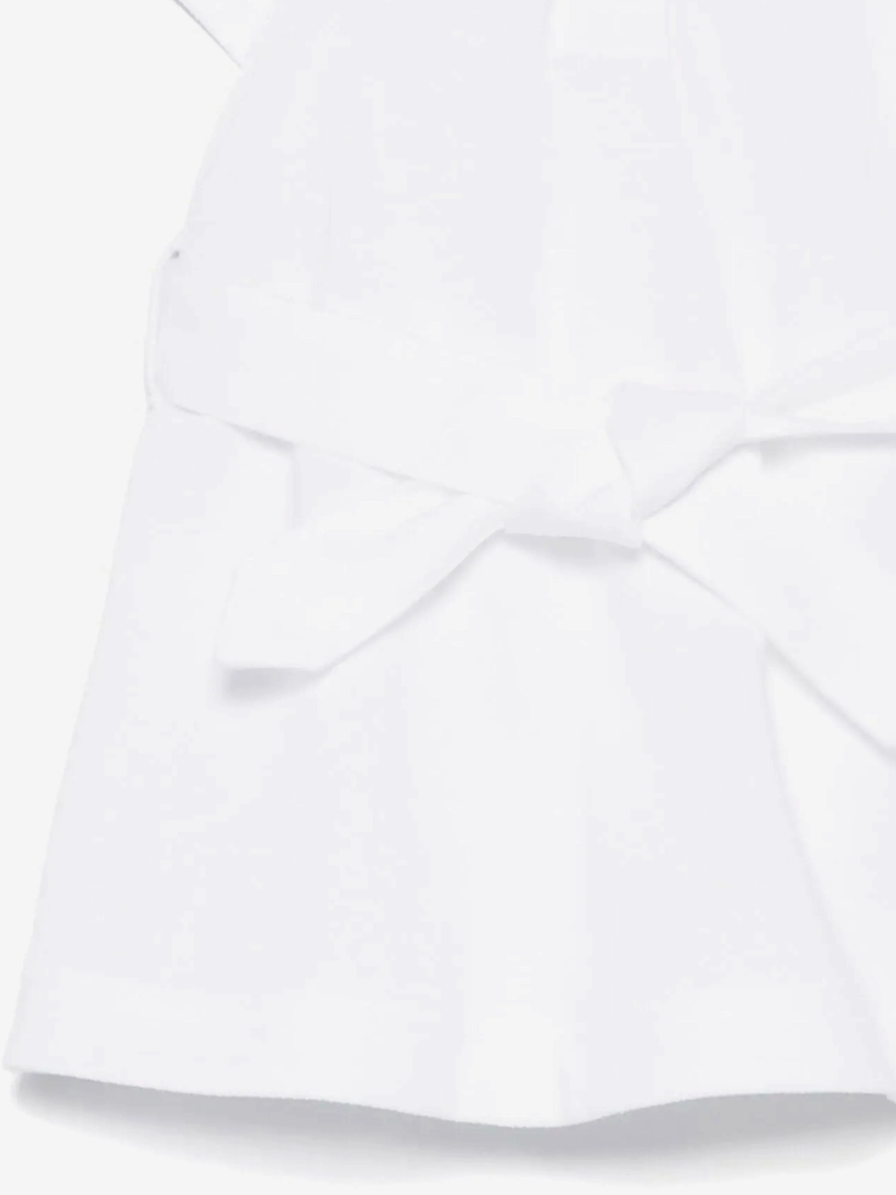 Mini Astrid Polo-Kleid für Mädchen in Weiß