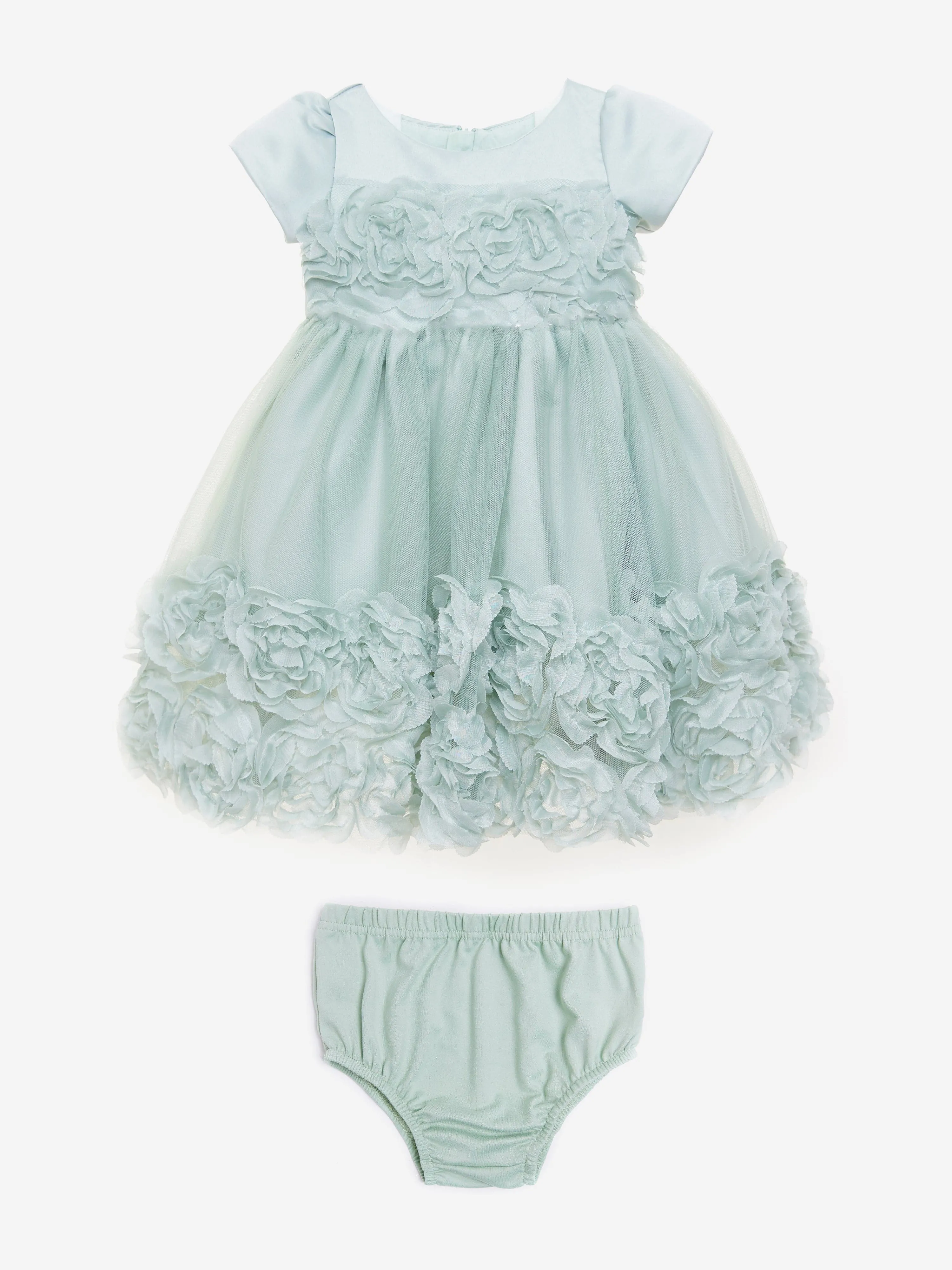 Baby Girls Mint Meadow Kleid in Grün