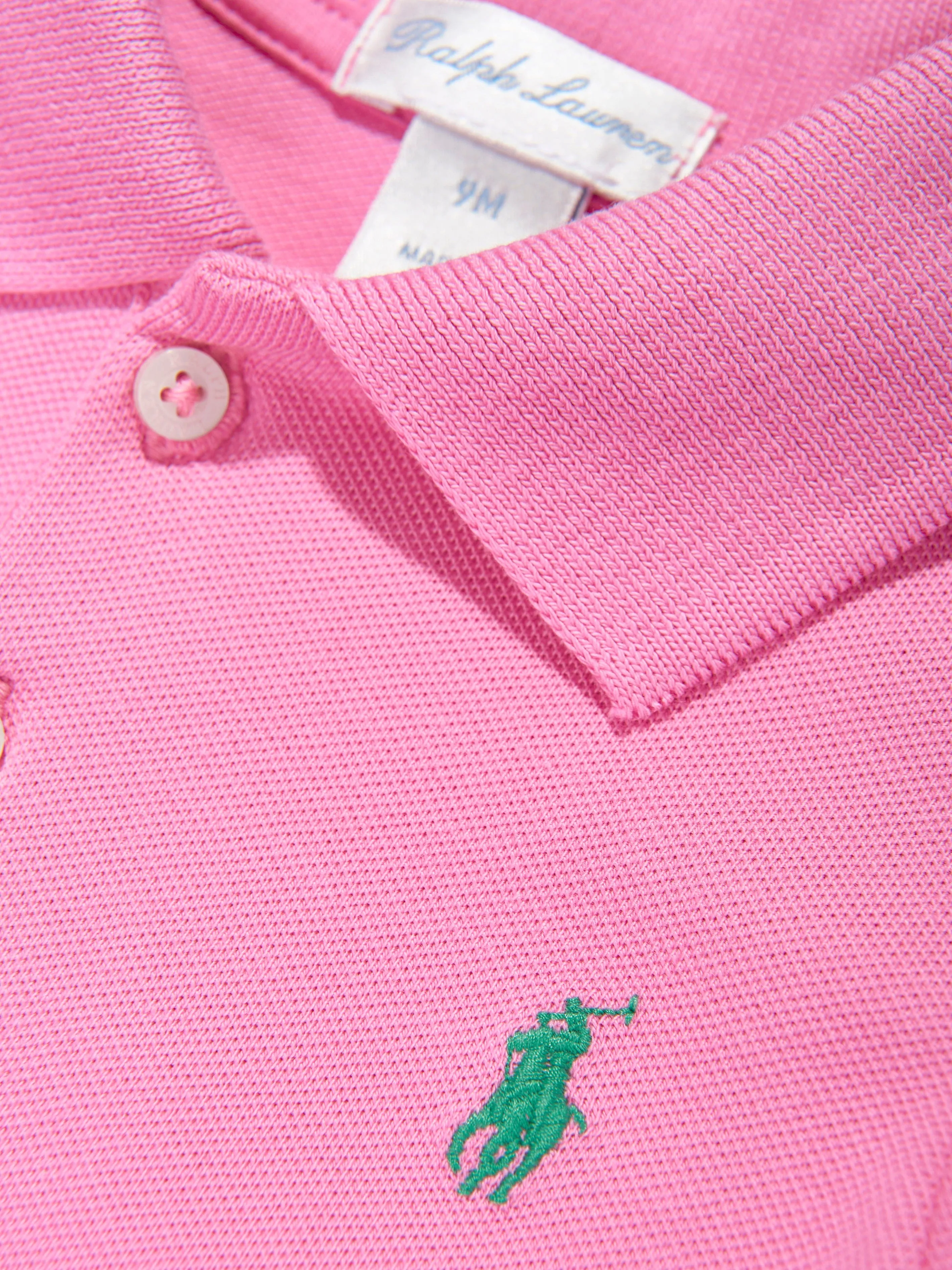 Rosa Peplum-Strampler für Baby-Mädchen
