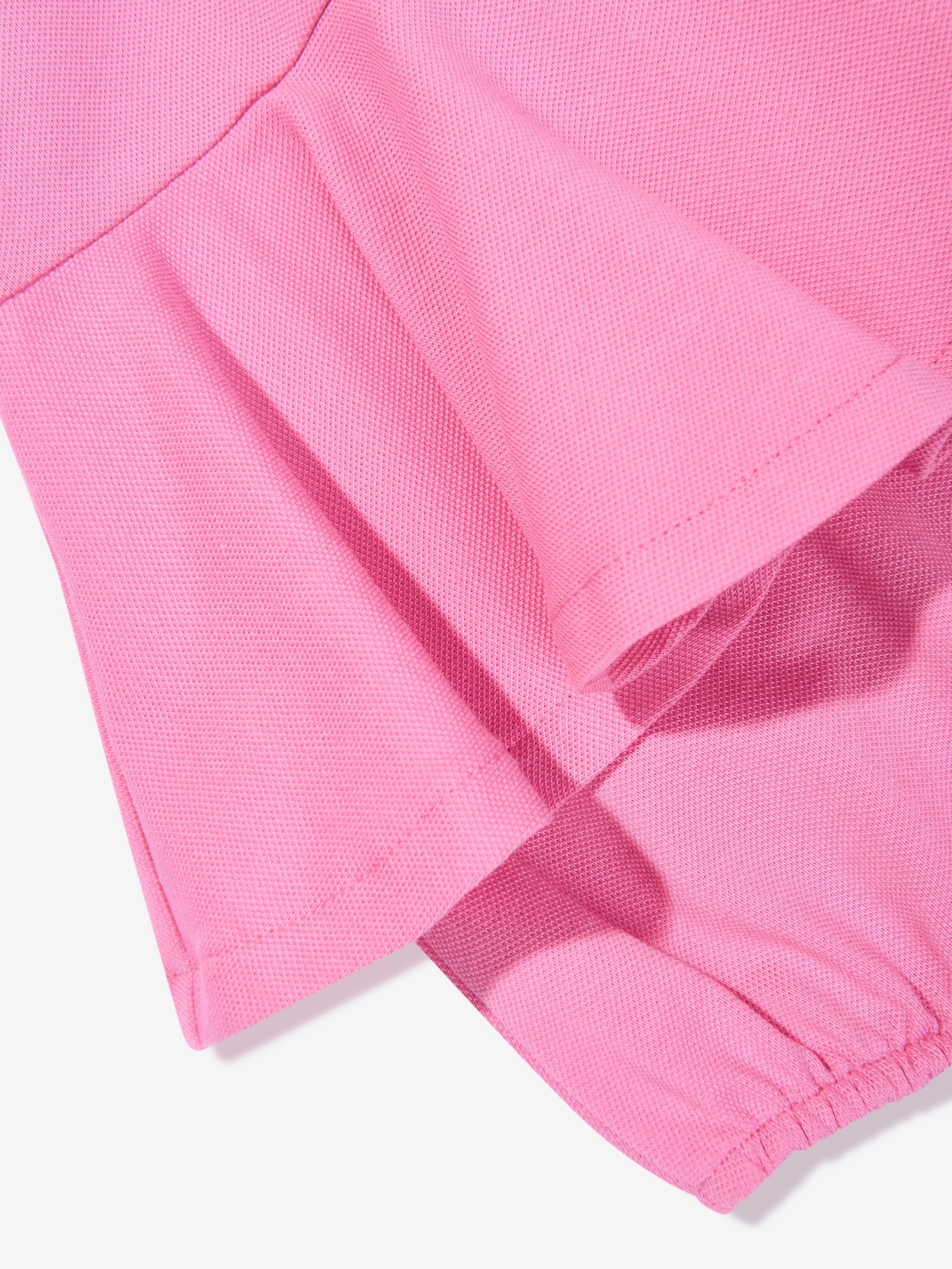 Rosa Peplum-Strampler für Baby-Mädchen