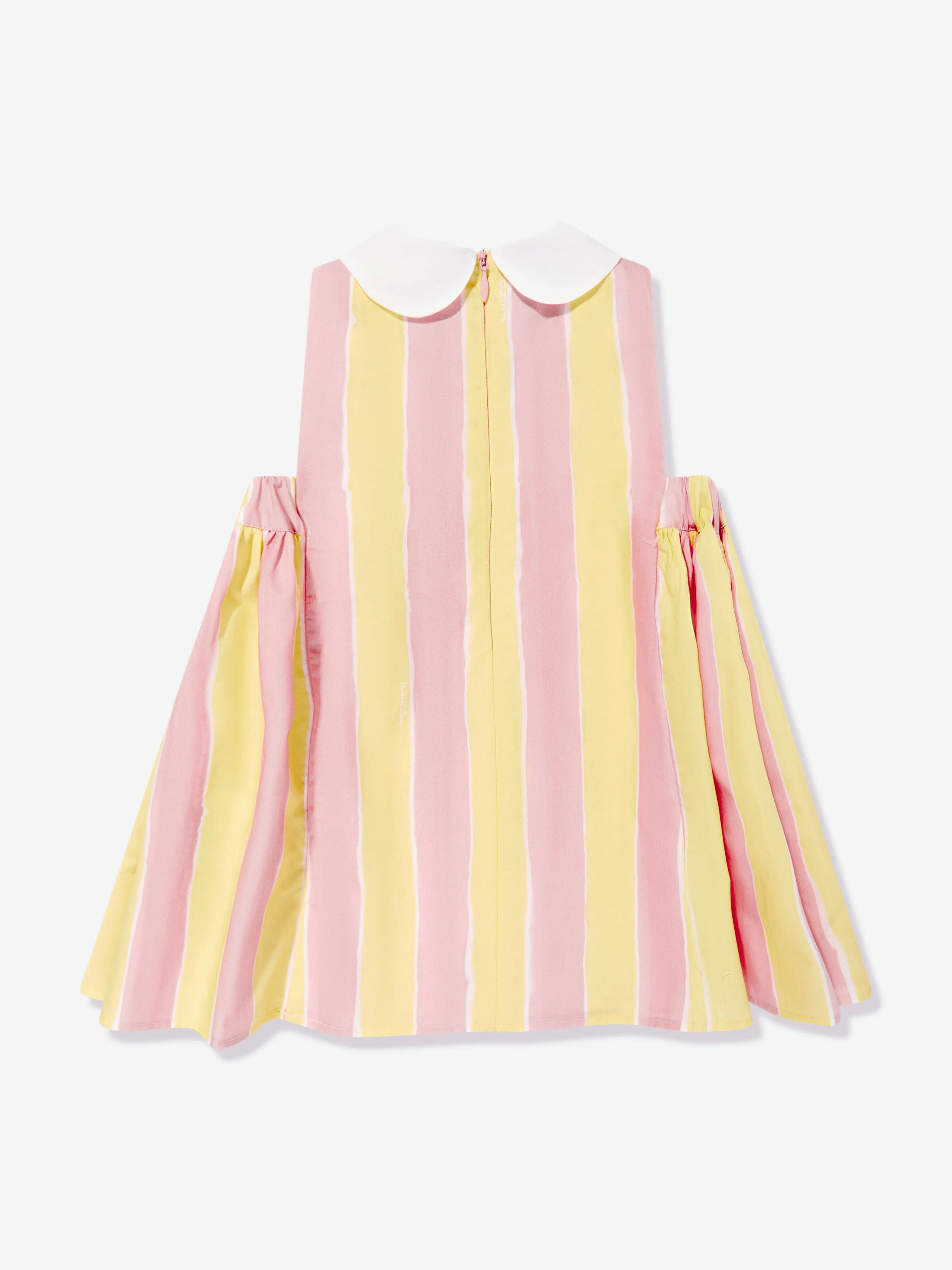 Baby Girls Pequin Print Kleid in Gelb