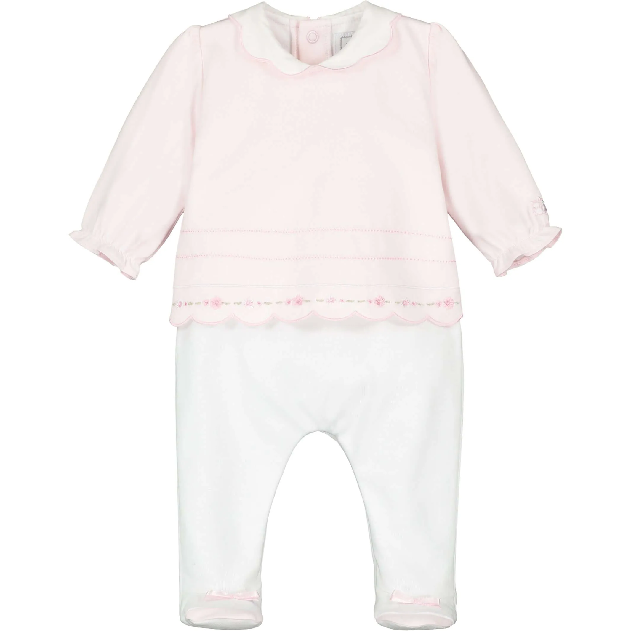 Rosa Babybody & Haarband für Mädchen
