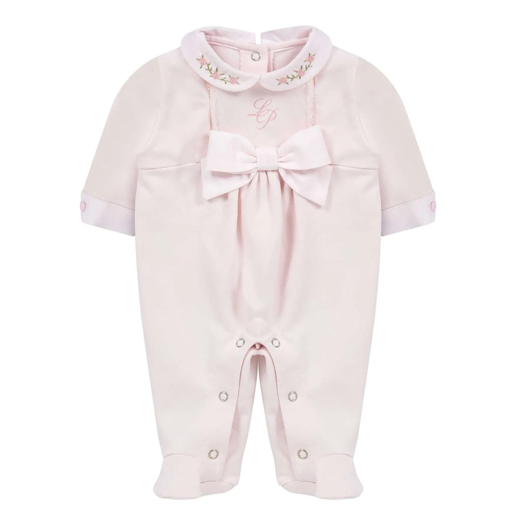 Rosa Baby-Strampler für Mädchen