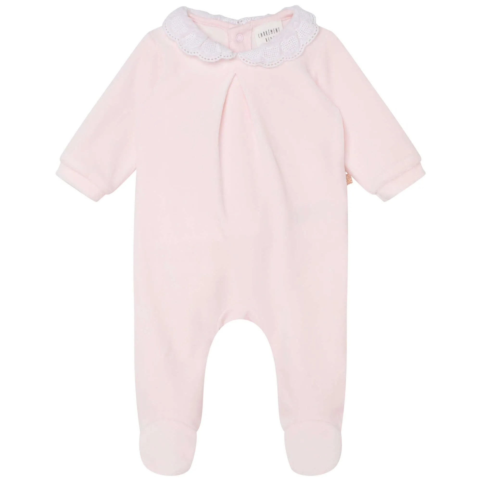 Rosa Baby-Strampler für Mädchen