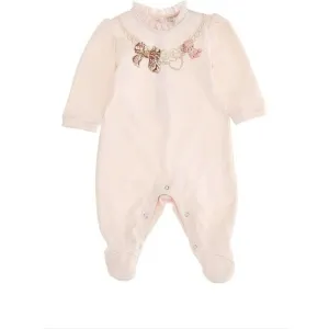Rosa Baby-Strampler für Mädchen