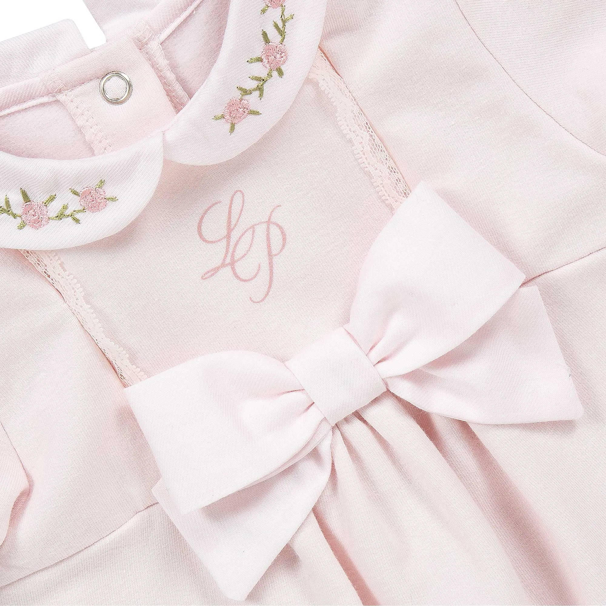 Rosa Baby-Strampler für Mädchen