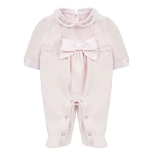 Rosa Baby-Strampler für Mädchen