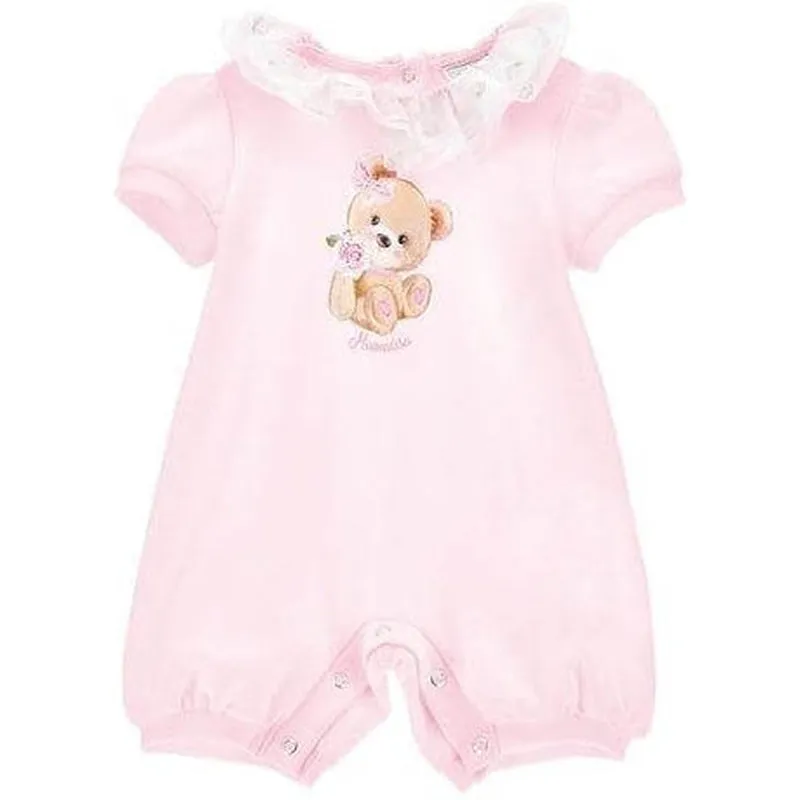 Rosa Bären-Strampler für Babygirls