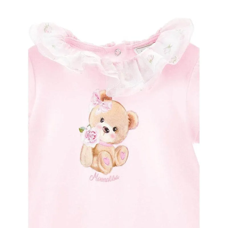 Rosa Bären-Strampler für Babygirls