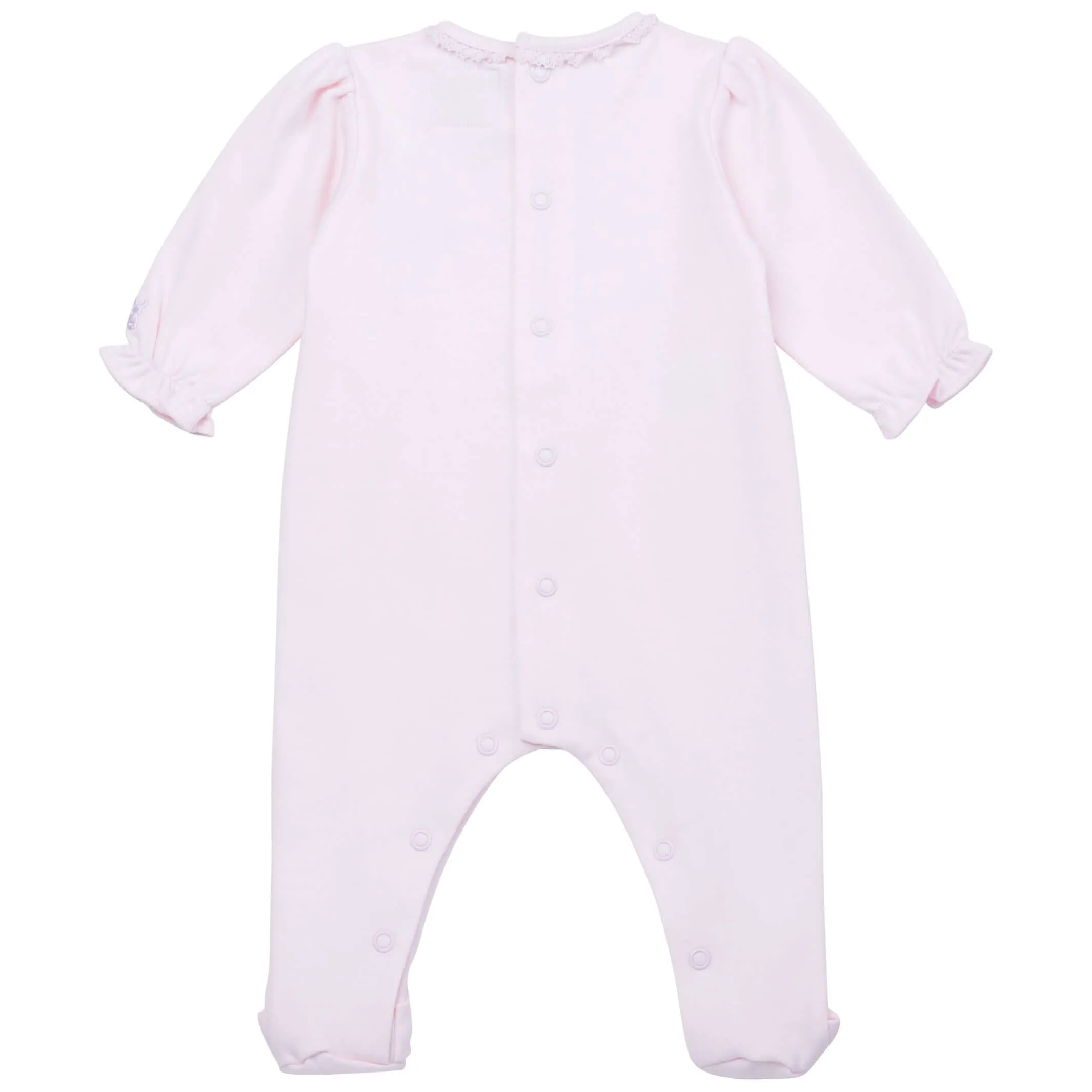 Rosa Schleifen-Strampler für Baby-Mädchen