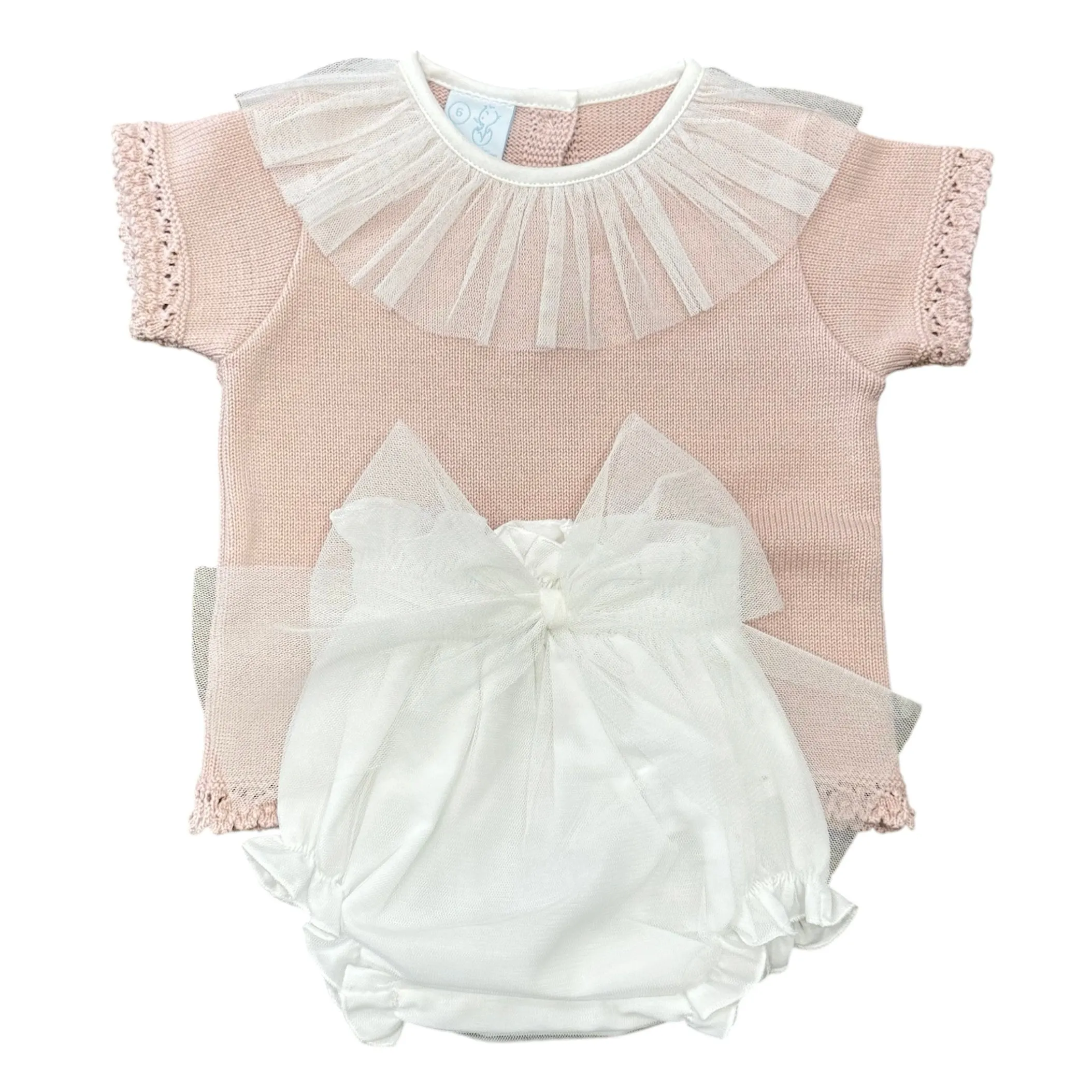 Rosa Schleifen-Set für Babygirls
