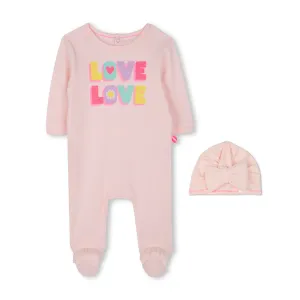 Rosa Liebe Babygrow für Mädchen