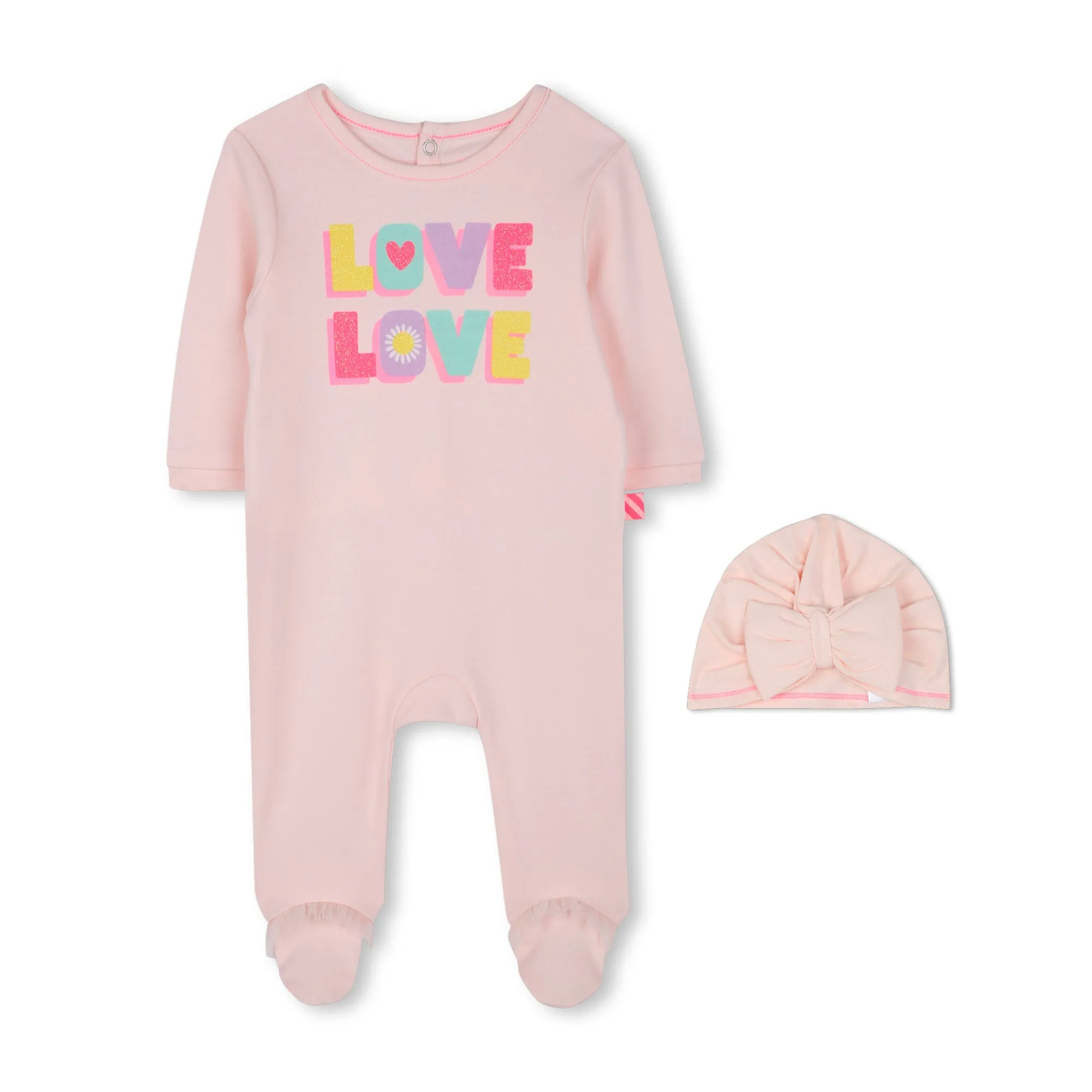 Rosa Liebe Babygrow für Mädchen