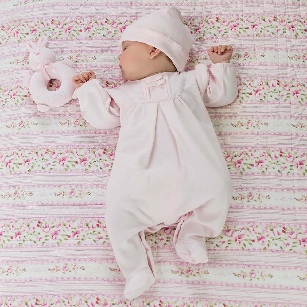 Rosa Baby-Strampler für Mädchen