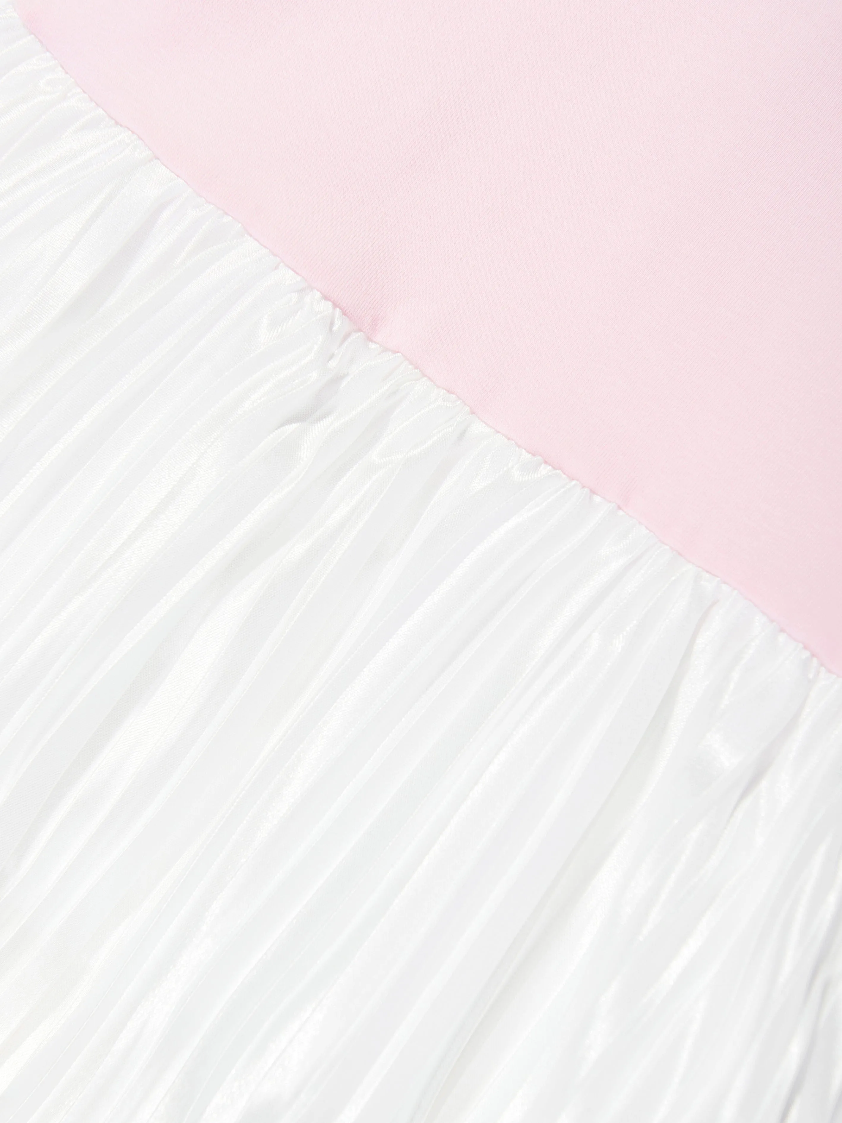 Rosa Rüschenkleid für Babygirls mit Logo