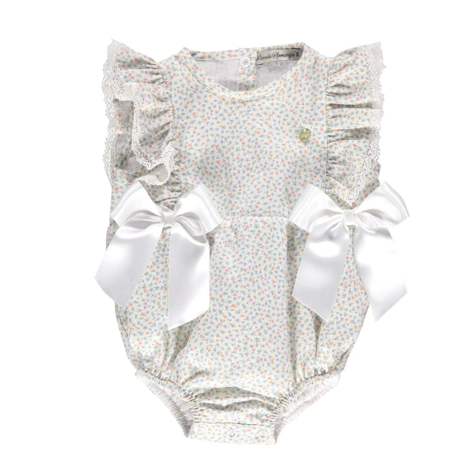 Babygirls-Strampler mit Schleifen