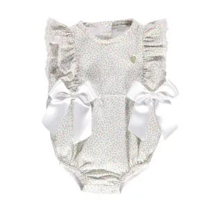 Babygirls-Strampler mit Schleifen