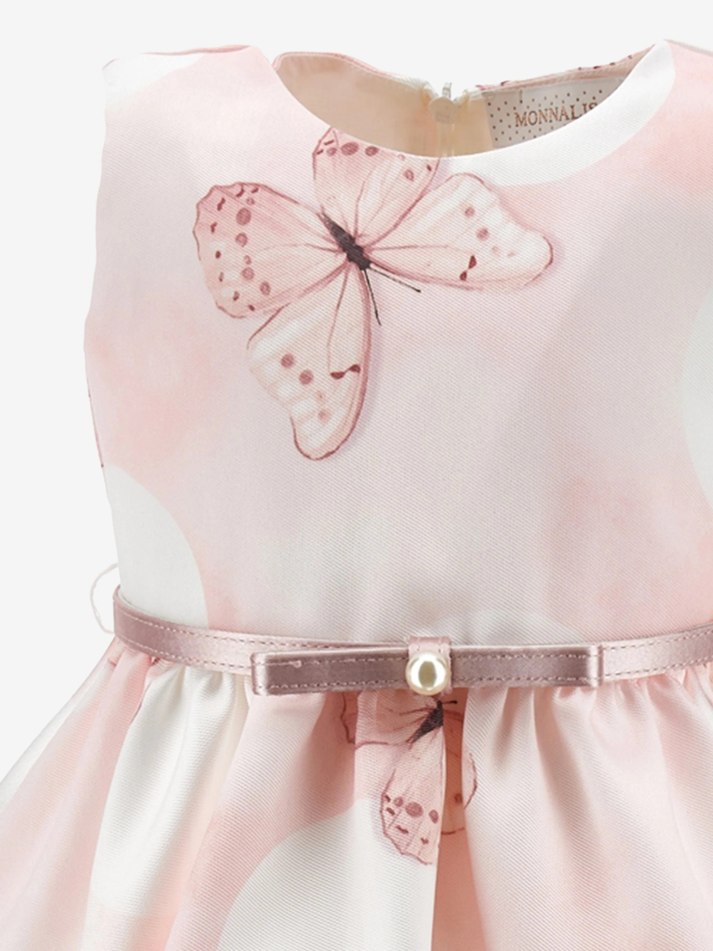 Baby Mädchen Schmetterlingskleid in Rosa