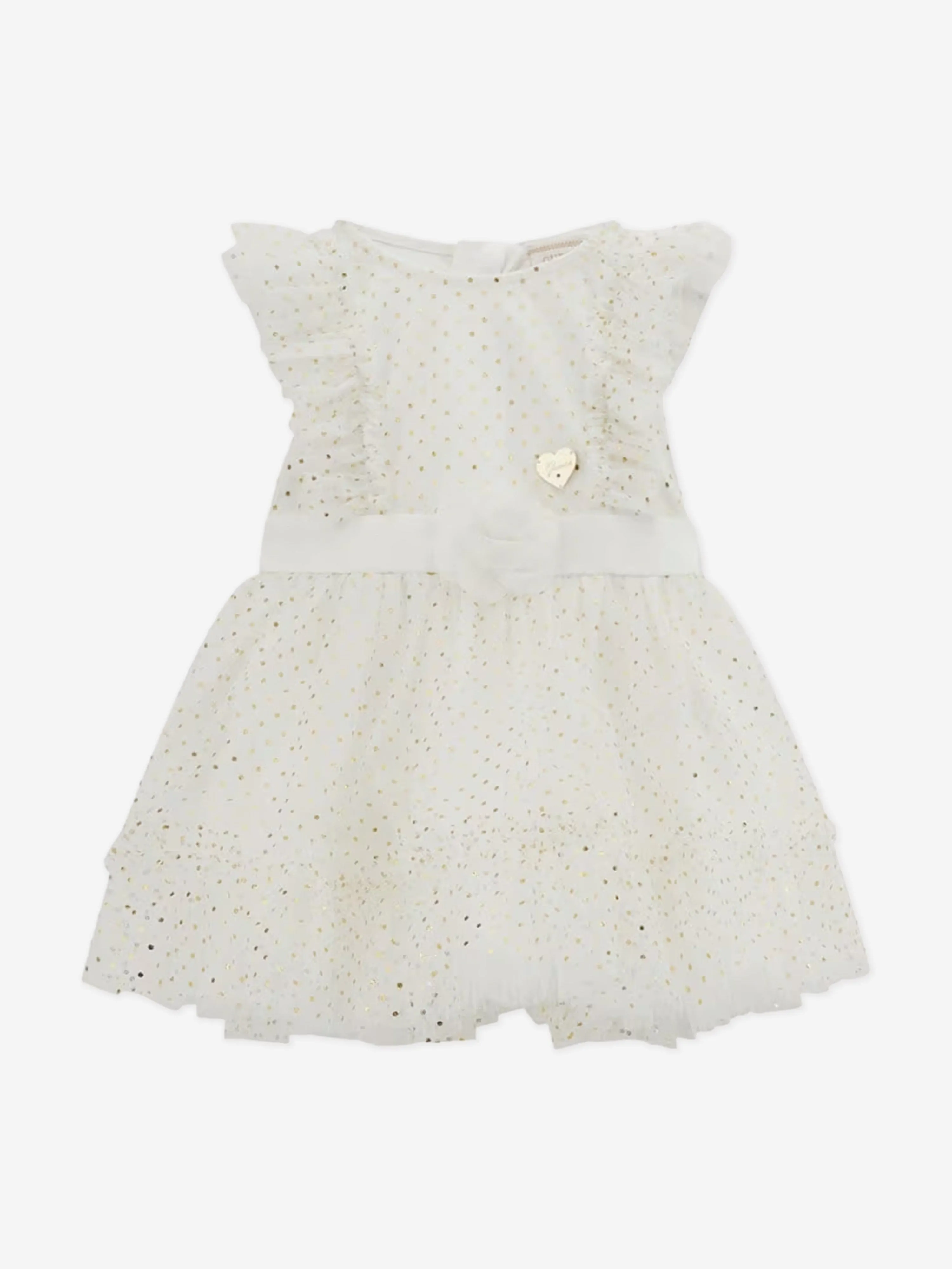 Baby Girls Rüschenkleid in Weiß