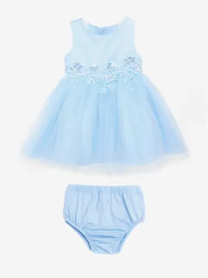 Baby Girls Starlight Kleid in Blau