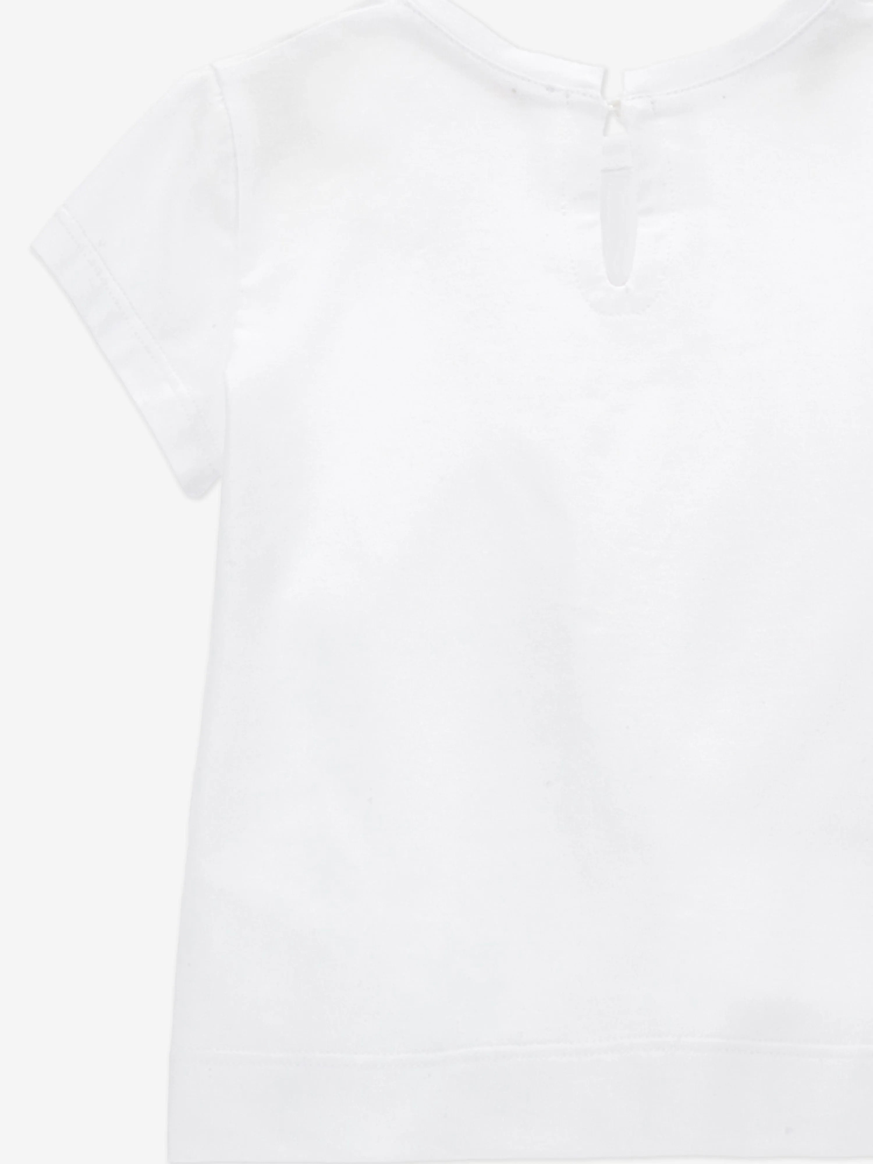 Baby Girls Bleib Cool T-Shirt in Weiß
