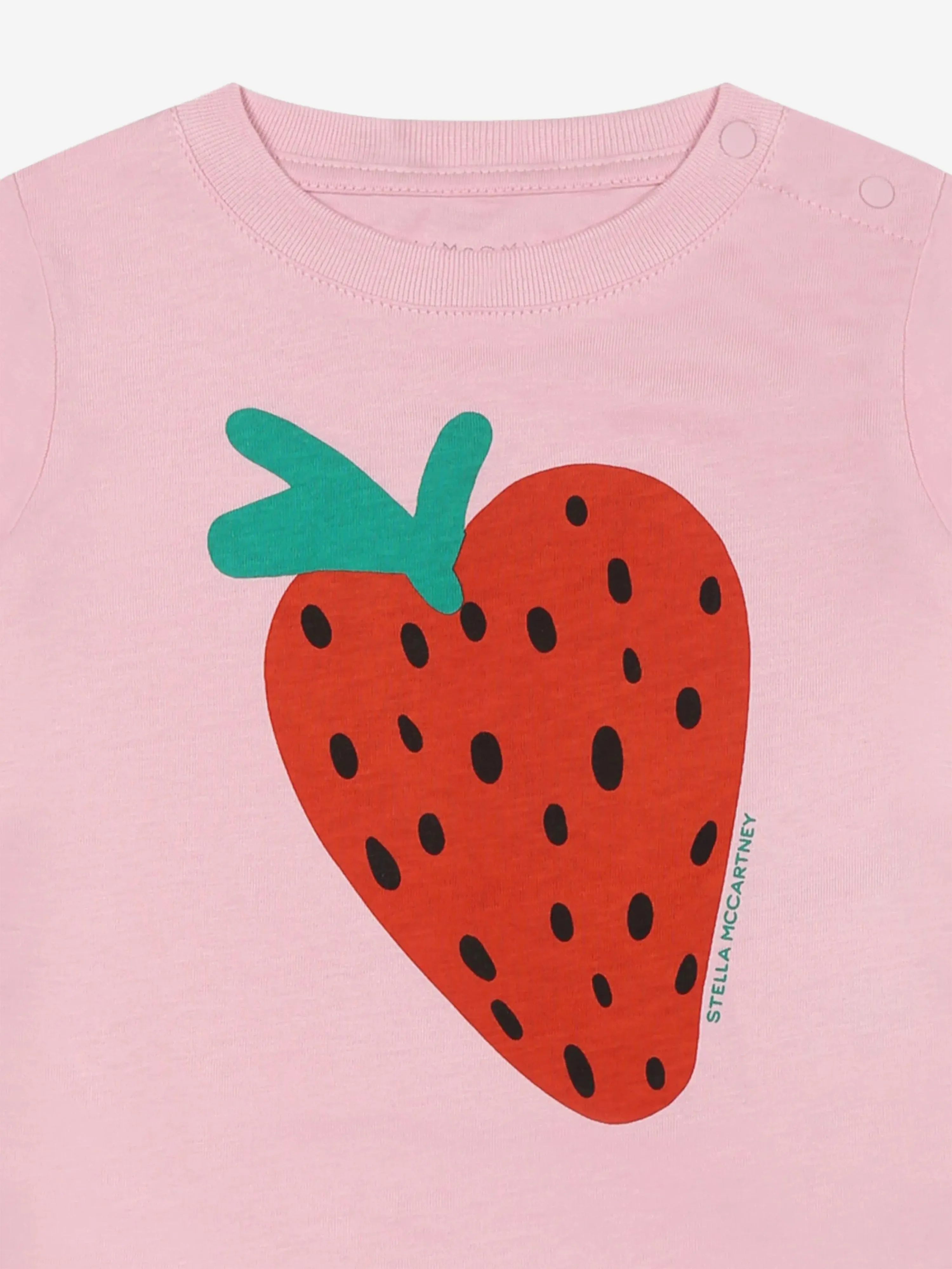 Rosa Erdbeer-T-Shirt für Baby-Mädchen