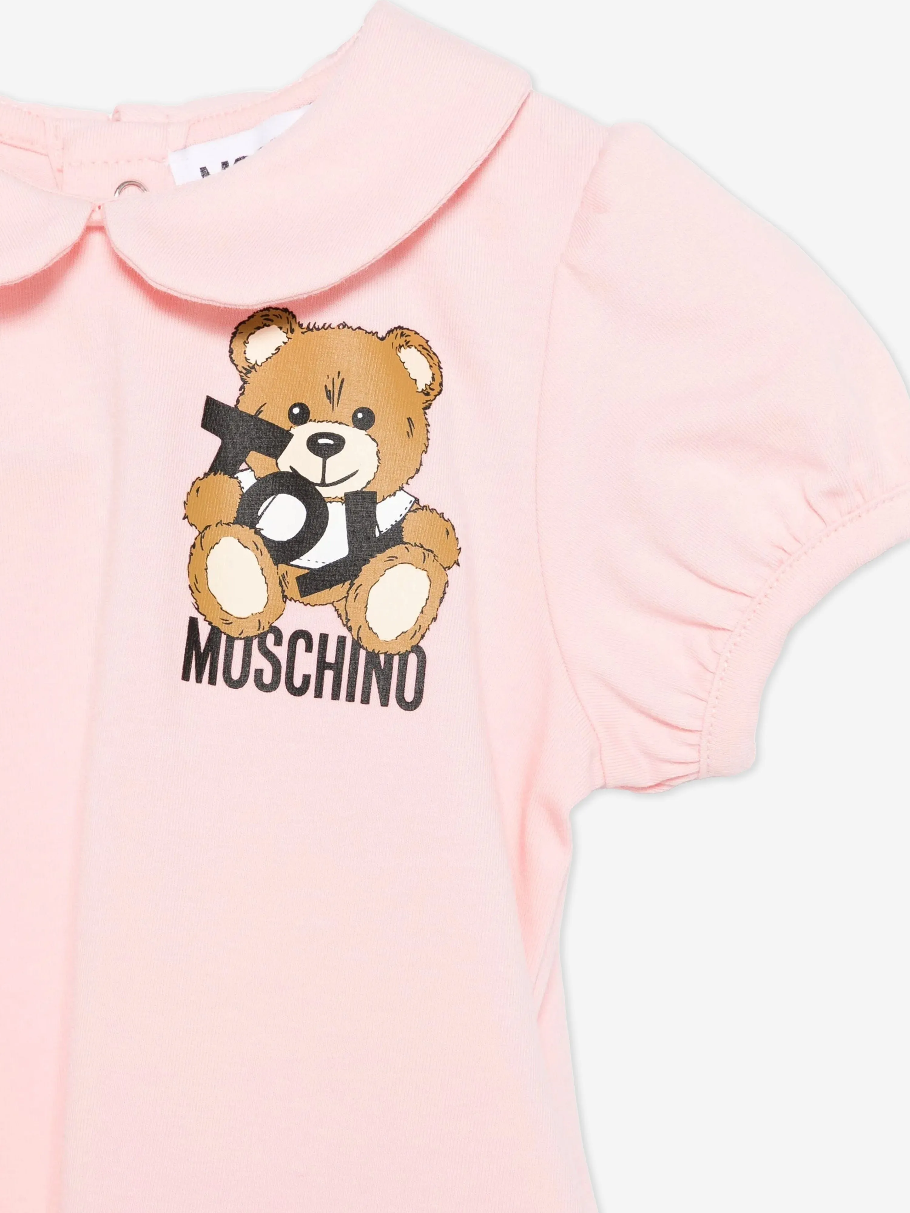 Rosa Teddybär-Kleid-Set für Baby-Mädchen